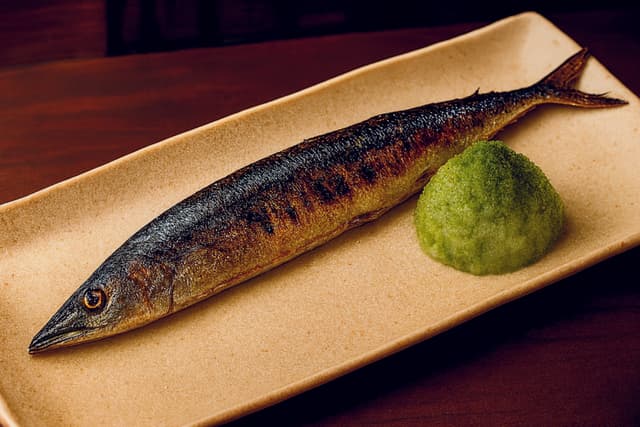 Grilled Pacific Saury